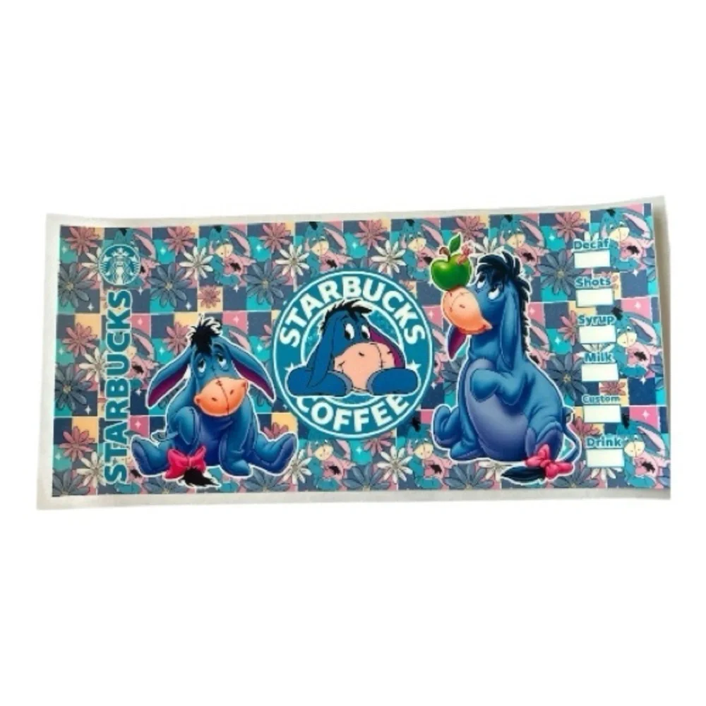 Eeyore Starbucks Cup Decal